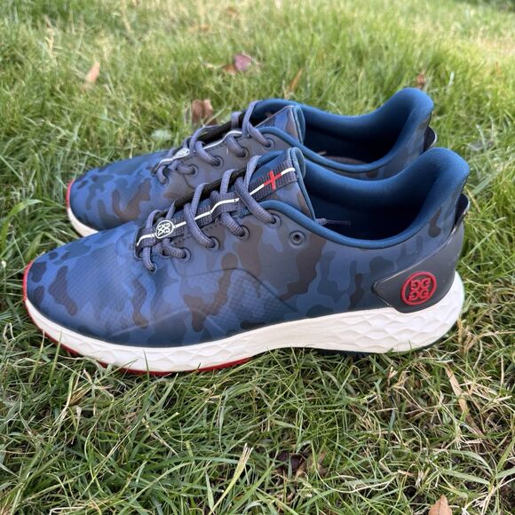 G/Fore MG4+ Twilight Blue Camouflage USA Golf Shoe Size 9.5 RARE Cross Trainer main image 4